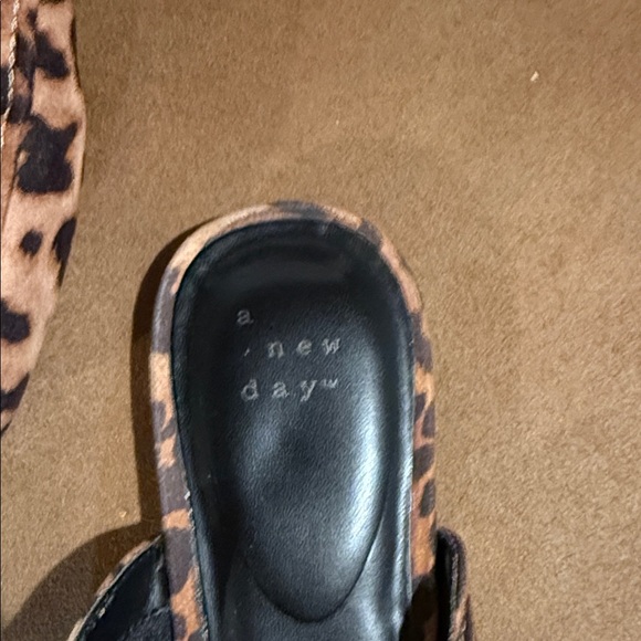 a new day Animal Print Mules - Picture 2 of 3